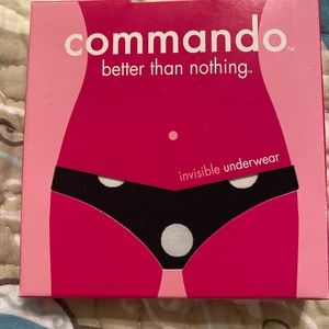 NWT commando thongs polka dots